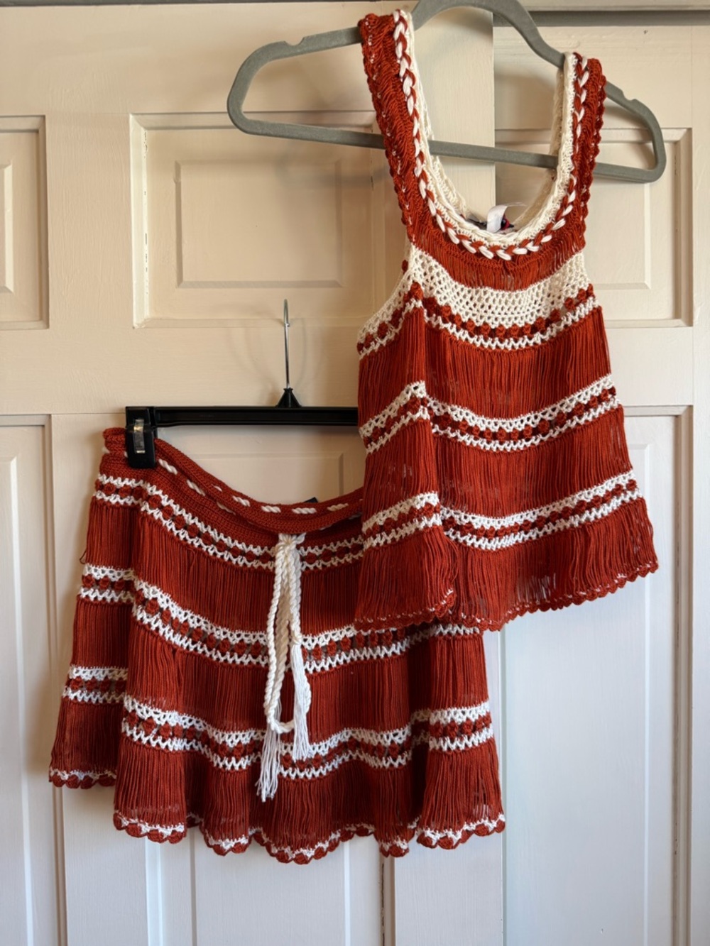 My beachy side-Crochet Mini Skirt Set - Brand size S, NWT - Picture 4 of 8